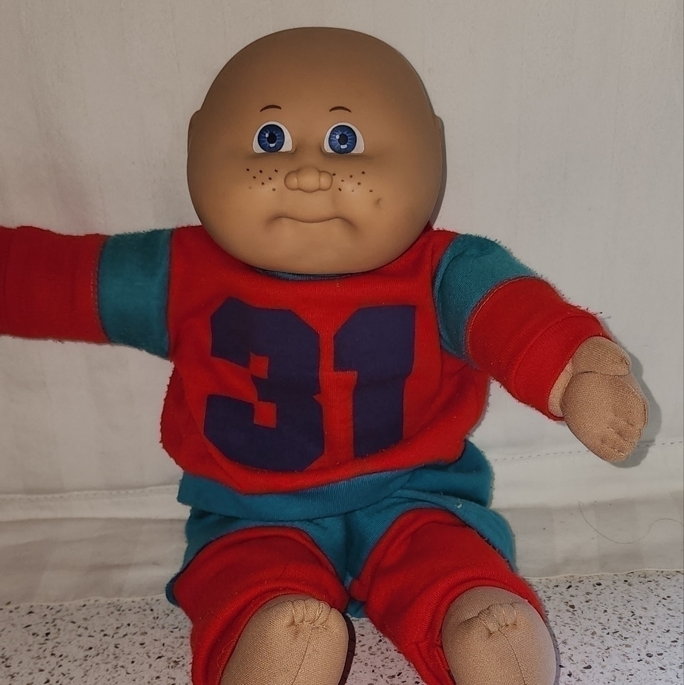 SOLD CPK DUDE Cabbage Patch Doll Jesmar Boy w Signature